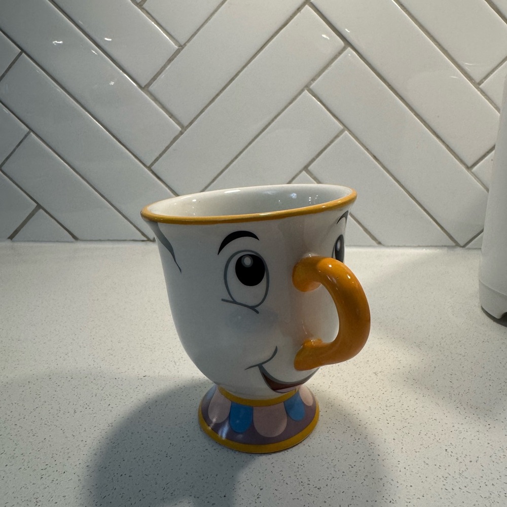 Character Mug with Orange Handle